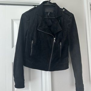Black jacket with zippers